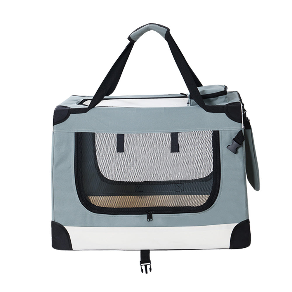 Cat Carriers & Crates: i.Pet Pet Carrier Soft Crate Dog Cat Travel 70x52CM Portable Foldable Car Large