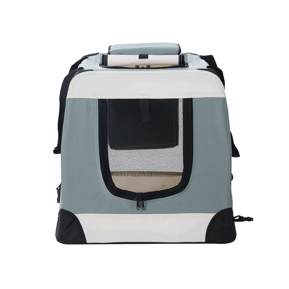 Cat Carriers & Crates: i.Pet Pet Carrier Soft Crate Dog Cat Travel 70x52CM Portable Foldable Car Large