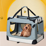 Cat Carriers & Crates: i.Pet Pet Carrier Soft Crate Dog Cat Travel 70x52CM Portable Foldable Car Large