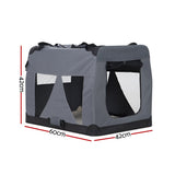 Cat Carriers & Crates: i.Pet Pet Carrier Soft Crate Dog Cat Travel 60x42CM Portable Foldable Car M