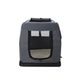 Cat Carriers & Crates: i.Pet Pet Carrier Soft Crate Dog Cat Travel 60x42CM Portable Foldable Car M