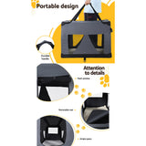 Cat Carriers & Crates: i.Pet Pet Carrier Soft Crate Dog Cat Travel 60x42CM Portable Foldable Car M