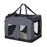 Cat Carriers & Crates: i.Pet Pet Carrier Soft Crate Dog Cat Travel 82x58CM Portable Foldable Car XL