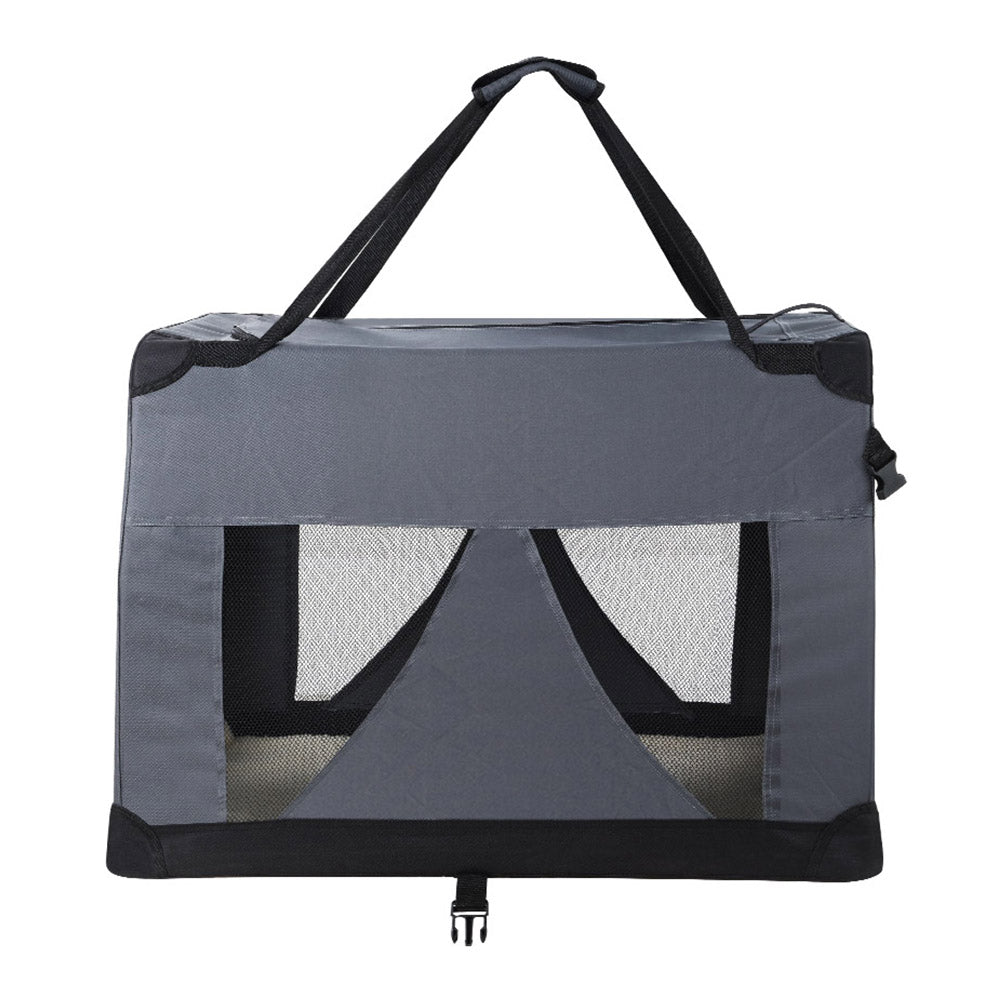Cat Carriers & Crates: i.Pet Pet Carrier Soft Crate Dog Cat Travel 82x58CM Portable Foldable Car XL