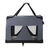 Cat Carriers & Crates: i.Pet Pet Carrier Soft Crate Dog Cat Travel 82x58CM Portable Foldable Car XL