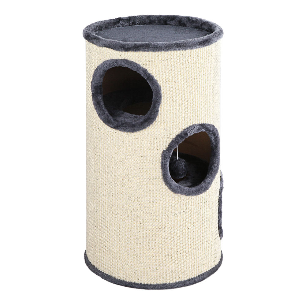 Cat Scratching Posts: i.Pet Cat Tree 70cm Scratching Post Tower Scratcher Trees Wood Condo House Toys