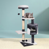 i.Pet Cat Tree 112cm Tower Scratching Post Scratcher Wood Condo House Furniture