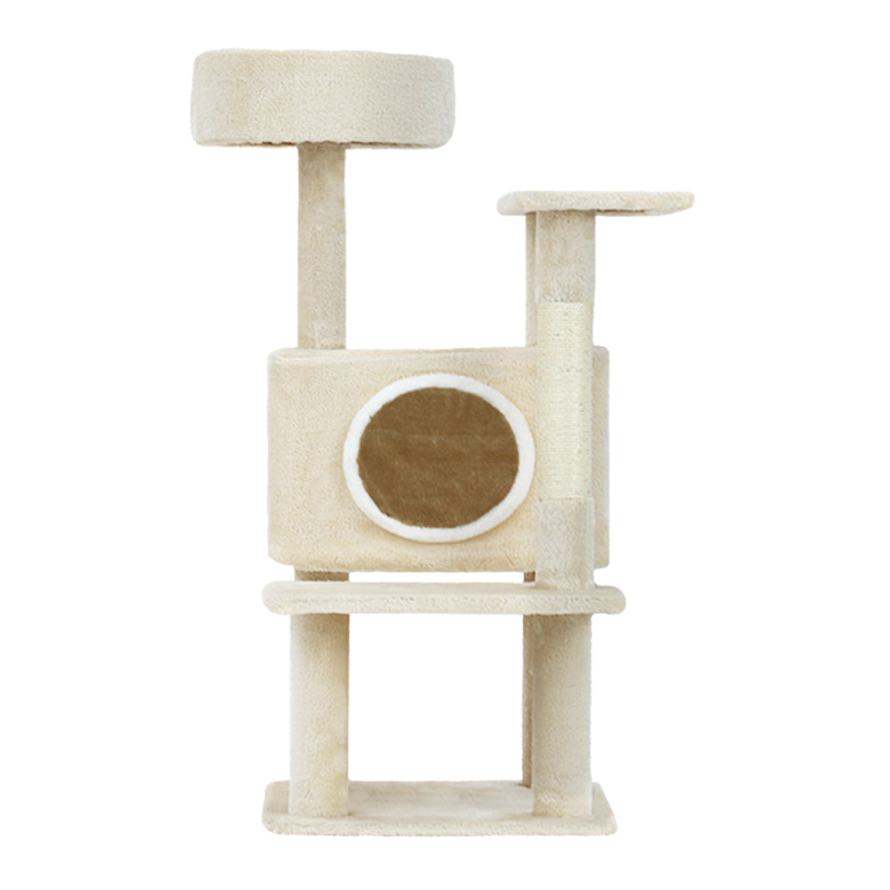 Cat Scratching Posts: i.Pet Cat Tree 90cm Scratching Post Tower Scratcher Wood Condo House Bed Trees
