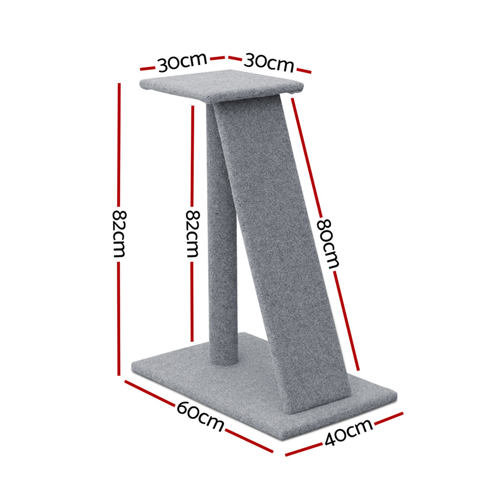 Cat Scratching Posts: i.Pet Cat Tree 82cm Scratching Post Tower Scratcher Condo Trees Climb House