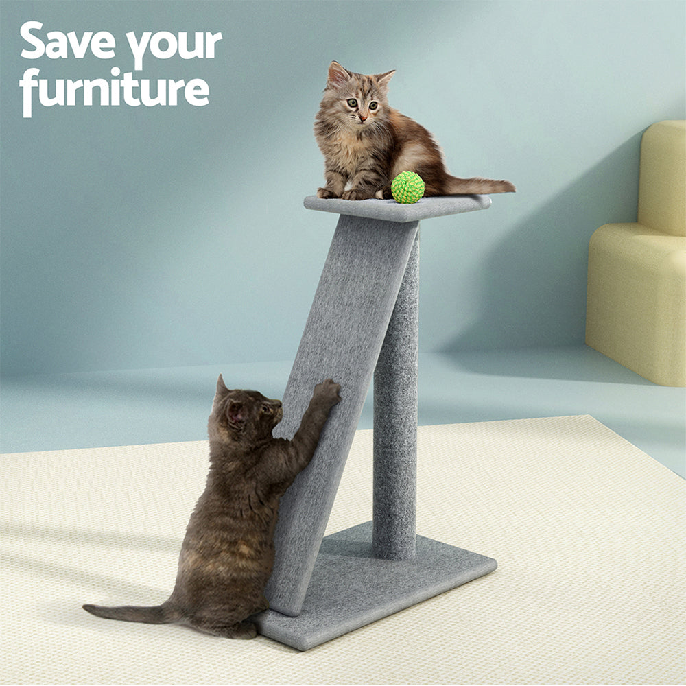 Cat Scratching Posts: i.Pet Cat Tree 82cm Scratching Post Tower Scratcher Condo Trees Climb House
