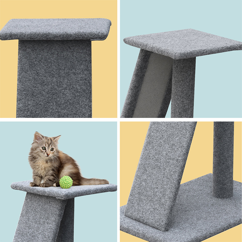 Cat Scratching Posts: i.Pet Cat Tree 82cm Scratching Post Tower Scratcher Condo Trees Climb House