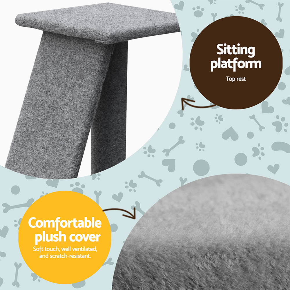 Cat Scratching Posts: i.Pet Cat Tree 82cm Scratching Post Tower Scratcher Condo Trees Climb House