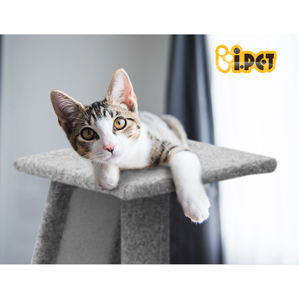 Cat Scratching Posts: i.Pet Cat Tree 82cm Scratching Post Tower Scratcher Condo Trees Climb House