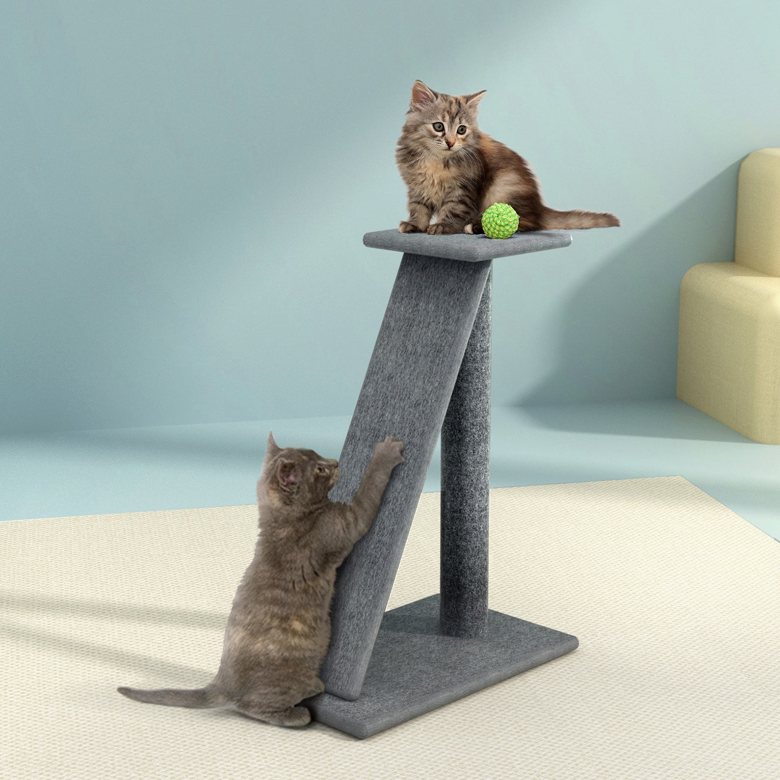 Cat Scratching Posts: i.Pet Cat Tree 82cm Scratching Post Tower Scratcher Condo Trees Climb House