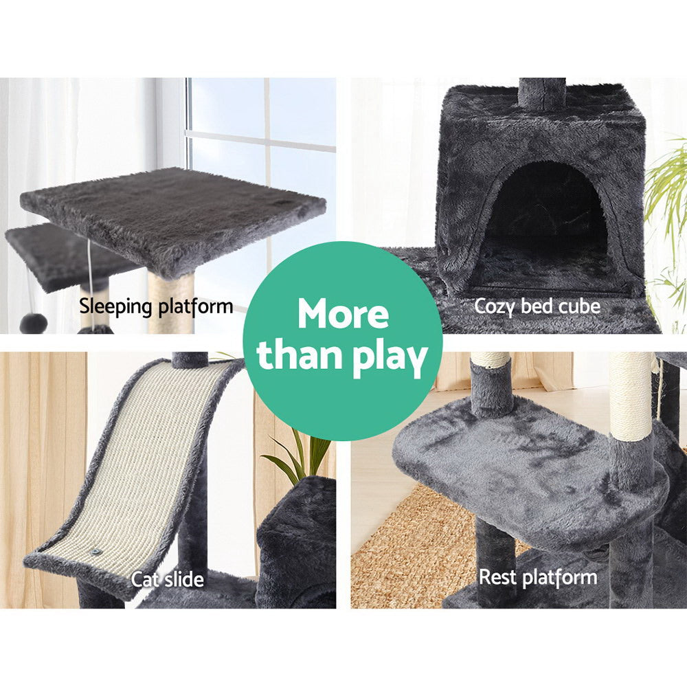 Cat Scratching Posts: i.Pet Cat Tree 171cm Tower Scratching Post Scratcher Wooden Condo House Bed Toys