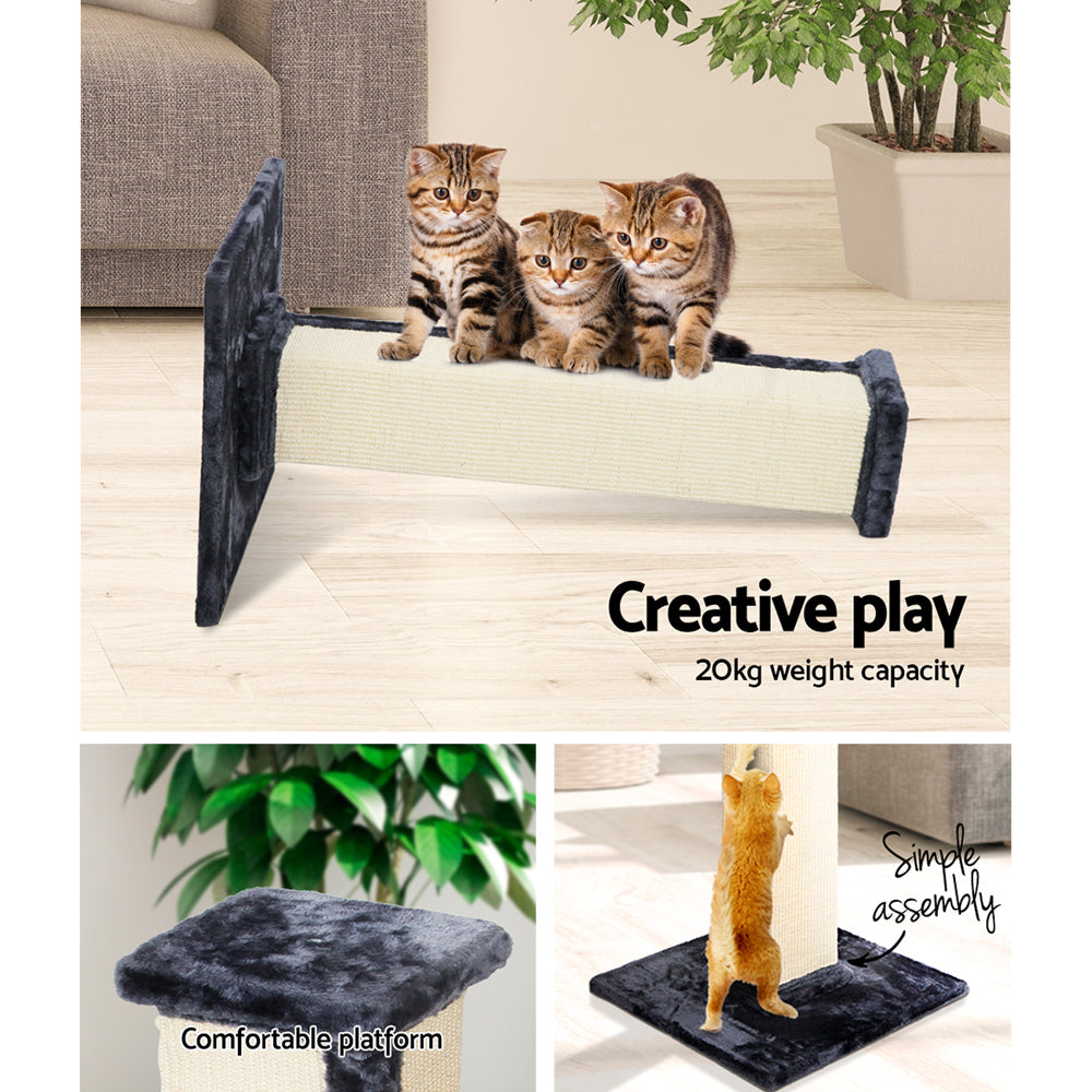 Cat Scratching Posts: i.Pet Cat Tree 92cm Scratching Post Tower Scratcher Wood Condo Bed House Trees