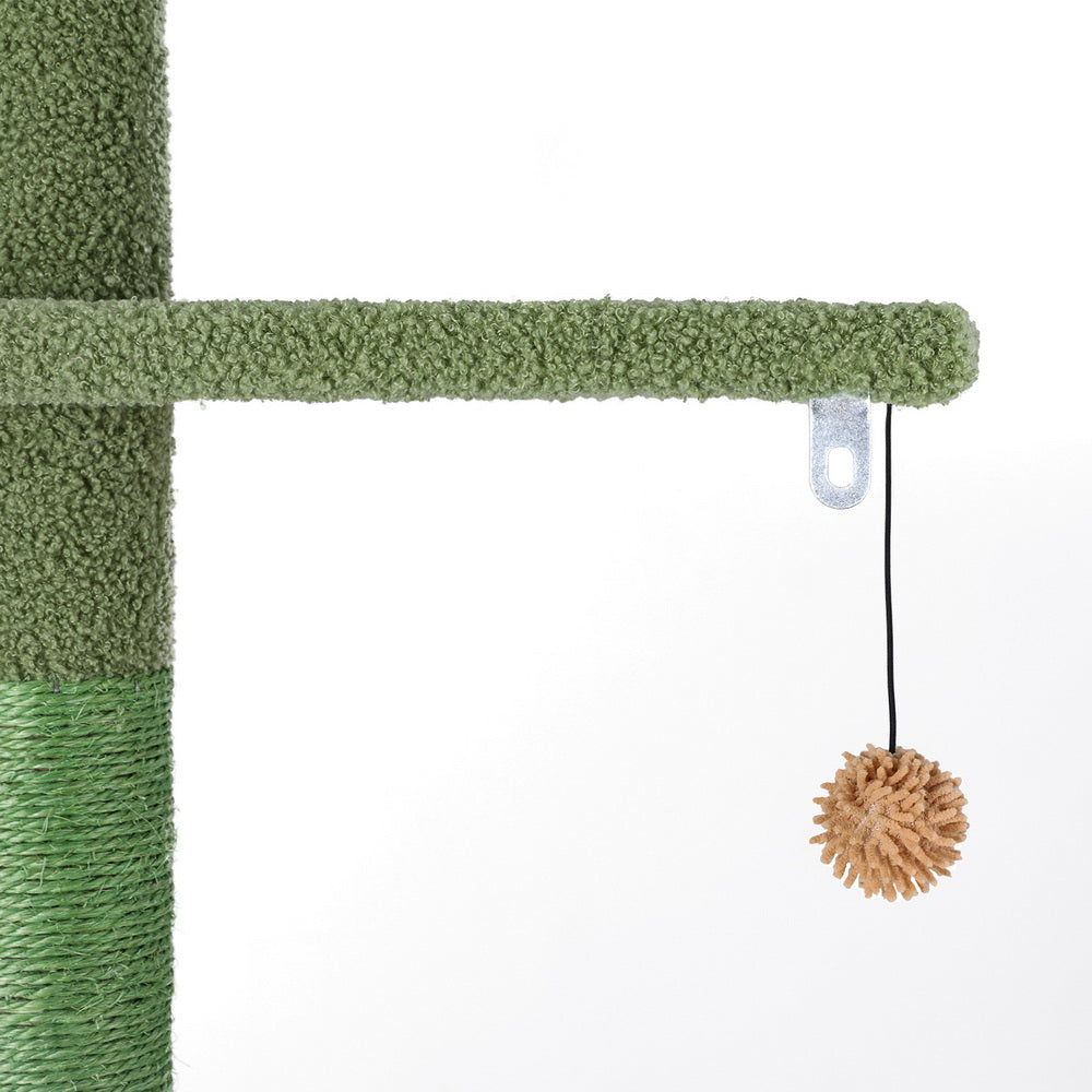Cat Scratching Posts: i.Pet Cat Tree Tower Scratching Post Scratcher Floor to Ceiling Cats Bed 290cm
