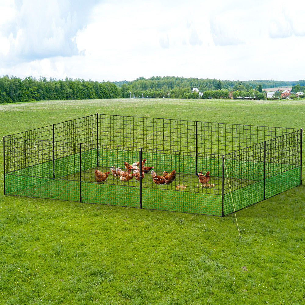 Fencing: i.Pet Chicken Fence Electric 25Mx125CM Poultry Netting
