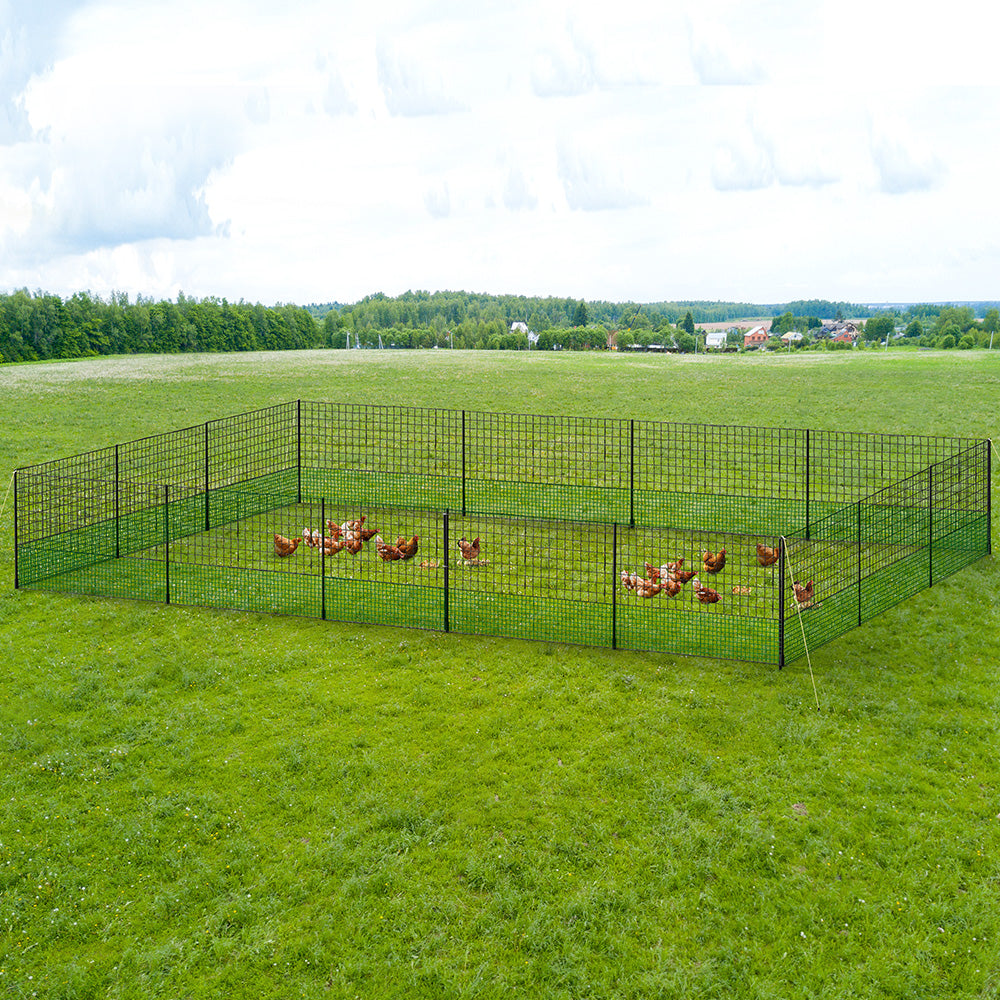 Fencing: i.Pet Chicken Fence Electric 50Mx125CM Poultry Netting