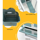 i.Pet Chicken Coop Rabbit Hutch 150cm x 60cm x 93cm Large Chicken Coop House Run Cage Wooden