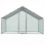 Small Animal Habitats & Cages: i.Pet Chicken Coop Rabbit Hutch Outdoor Run Walk in Hen Cage Ferret House 3x2x2m