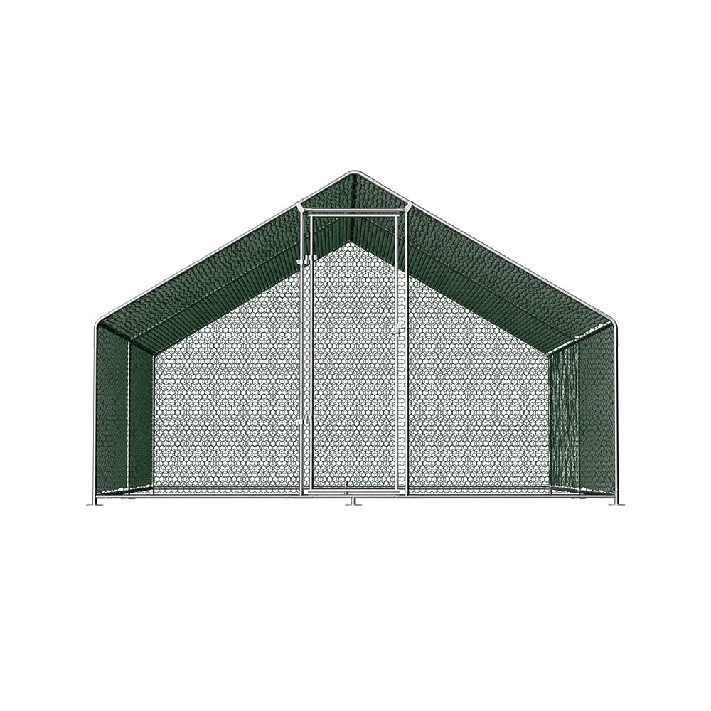 Coop & Hutch Accessories: i.Pet Chicken Coop Cage 3x4x2m Galvanised Steel