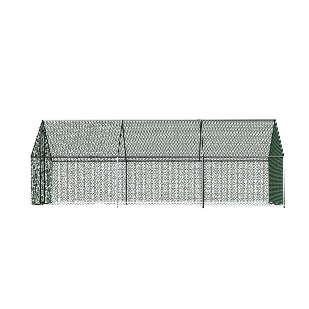 Coop & Hutch Accessories: i.Pet Chicken Coop Cage 3x6x2m Galvanised Steel