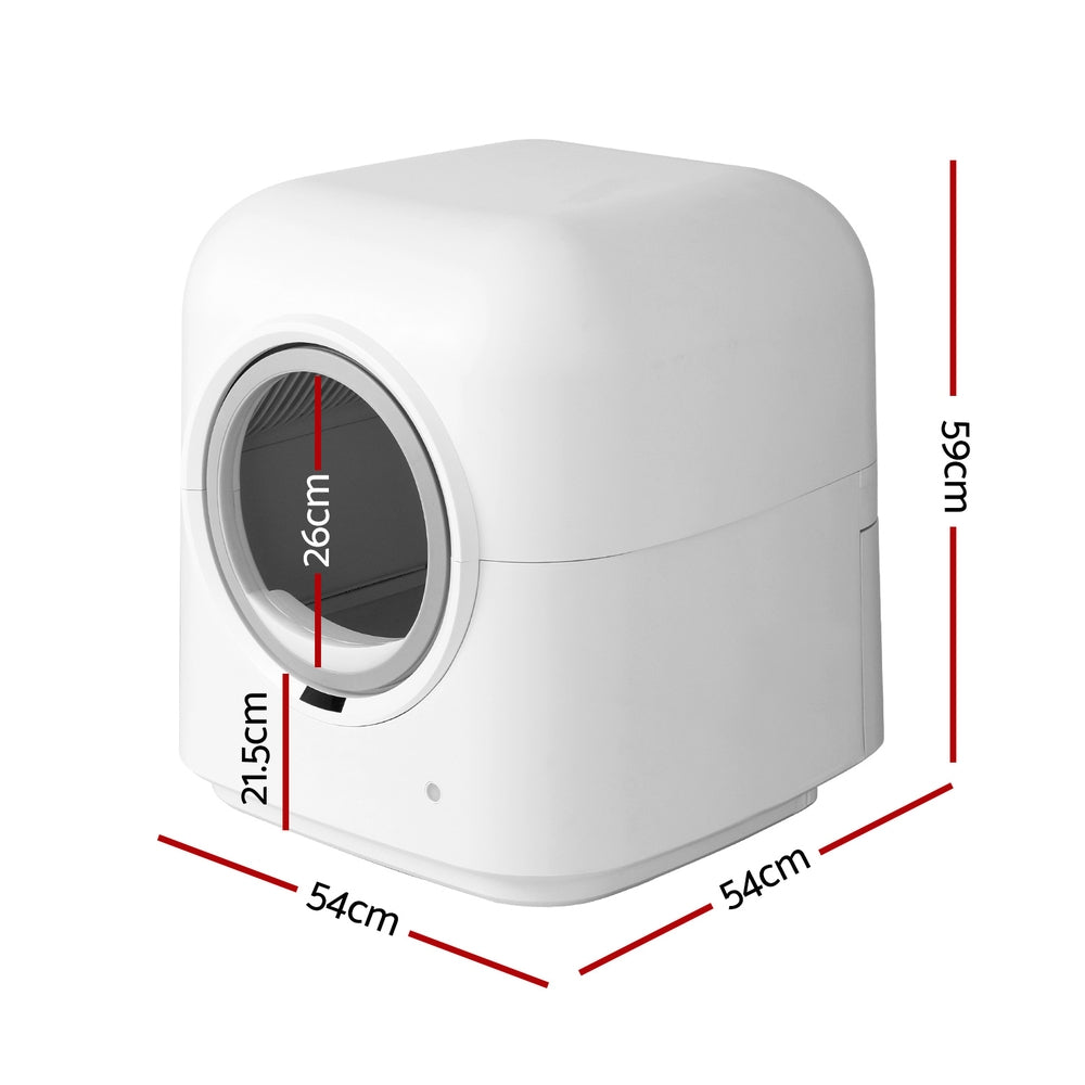 Cat Litter: i.Pet Automatic Cat Litter Box Smart Self-Cleaning Large Cat Litter Box Kitty Toilet App Control
