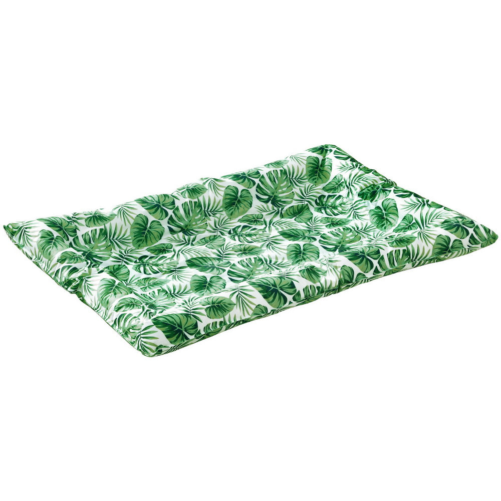 Dog Beds: i.Pet Pet Cooling Mat Gel Dog Cat Self-cool Puppy Pad Large Bed Summer Green