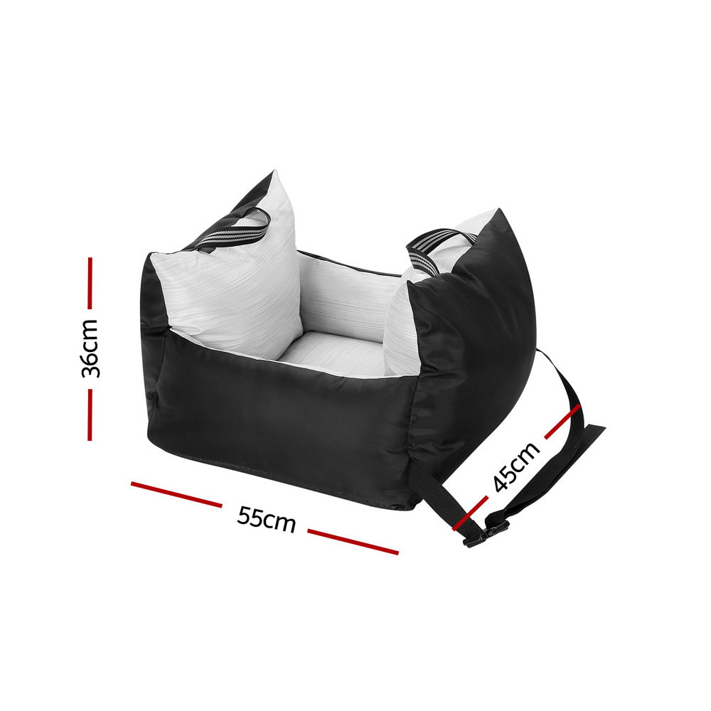 Automotive Decor: i.Pet Dog Car Seat Booster Cover Dog Bed Portable Waterproof Belt Non Slip