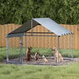 Dog Kennels: i.Pet Dog Kennel Large House XL Pet Run Cage Puppy Outdoor Enclosure With Roof