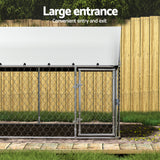 Dog Kennels: i.Pet Dog Kennel Large House XL Pet Run Cage Puppy Outdoor Enclosure 2Mx4M