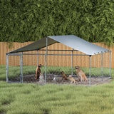 Dog Kennels: i.Pet Dog Kennel Large House XXL Pet Run Cage Puppy Outdoor Enclosure With Roof