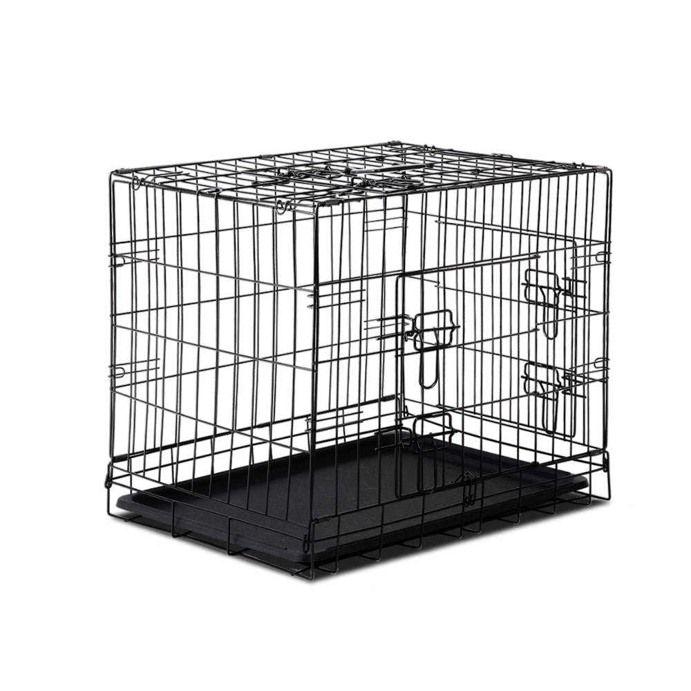 Dog Kennels: i.Pet 24" Dog Cage Crate Kennel 3 Doors