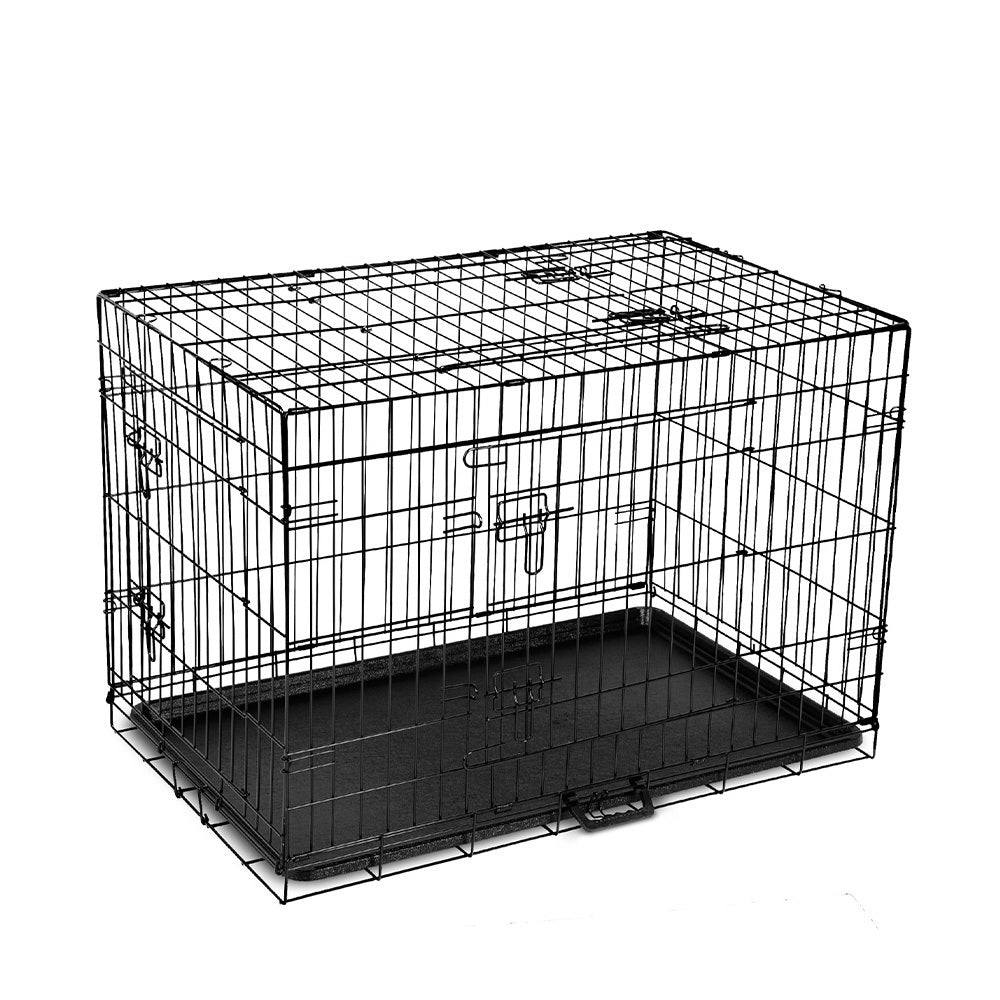Dog Kennels: i.Pet 36" Dog Cage Crate Kennel 3 Doors