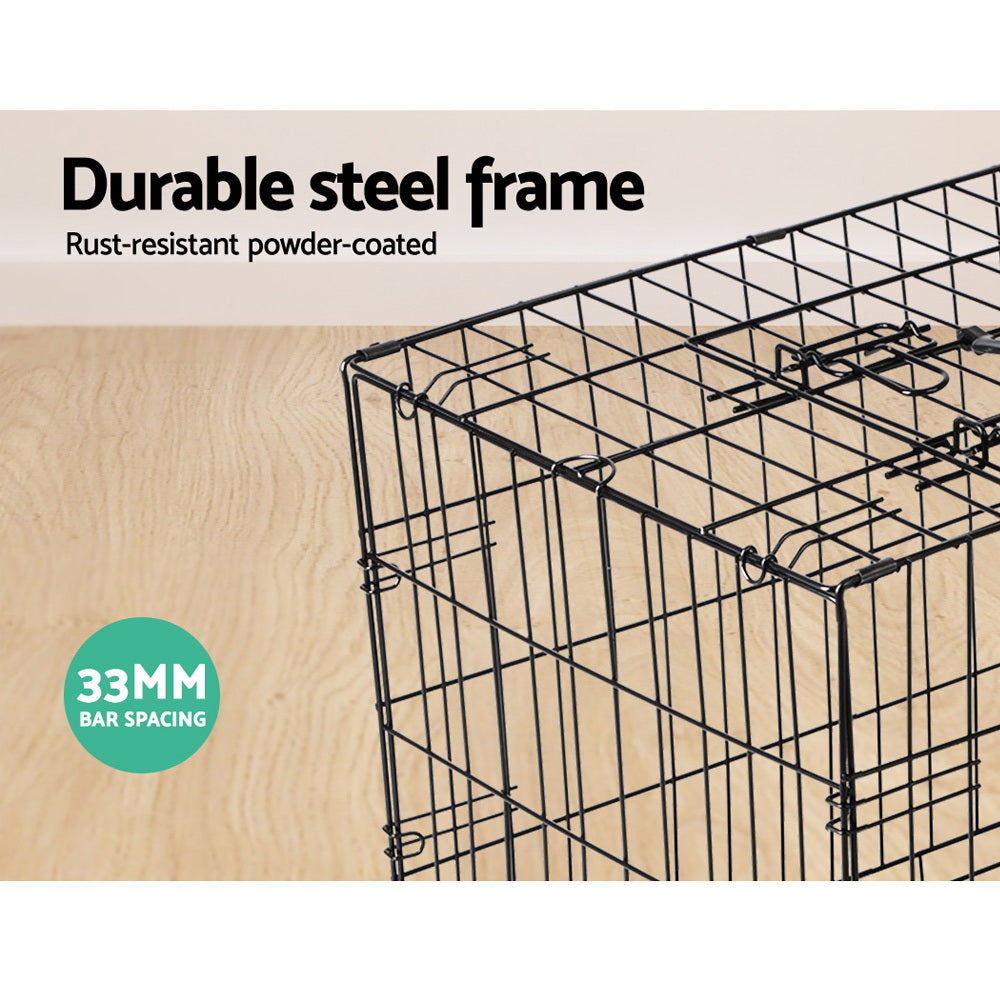 Dog Kennels: i.Pet 36" Dog Cage Crate Kennel 3 Doors