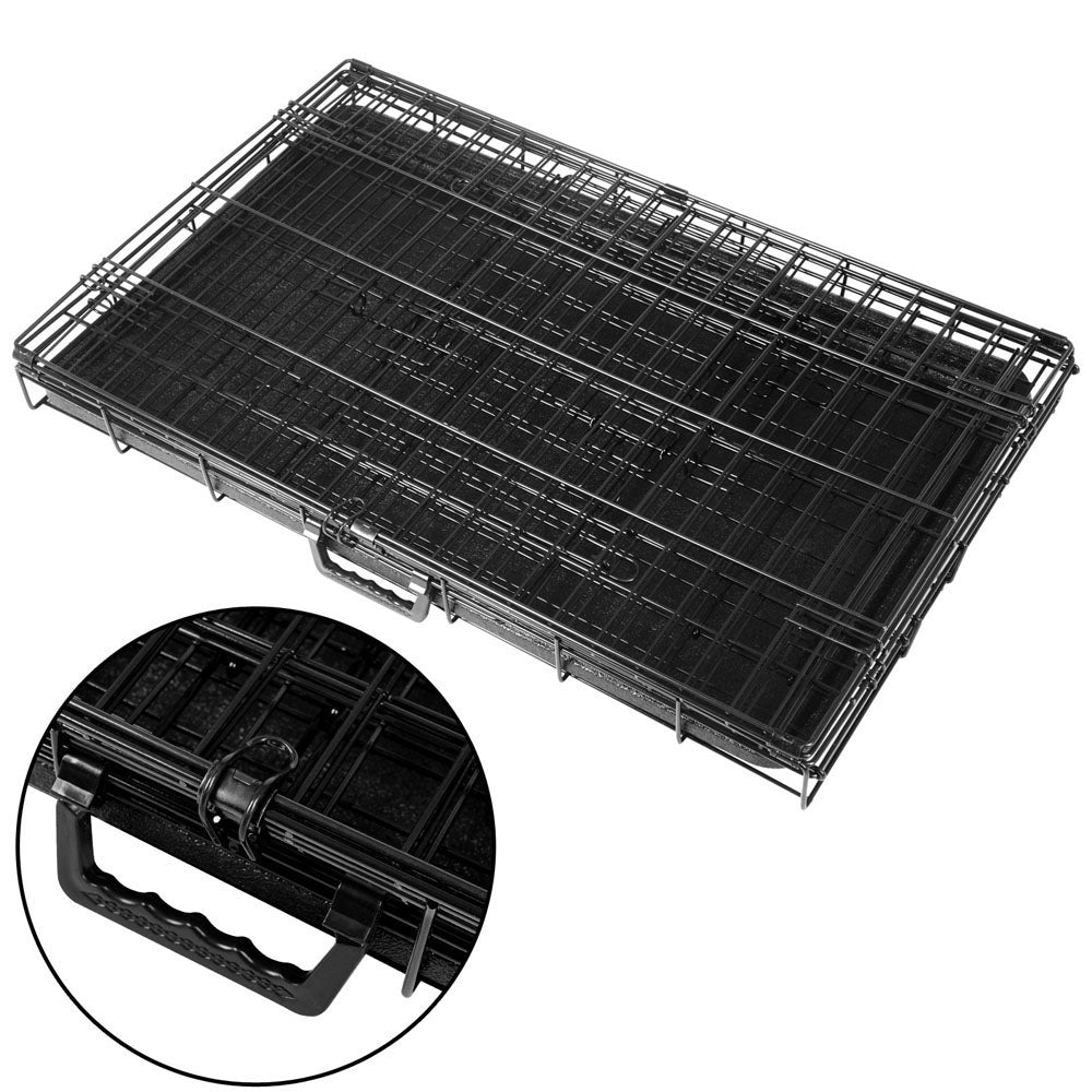 Dog Kennels: i.Pet 36" Dog Cage Crate Kennel 3 Doors