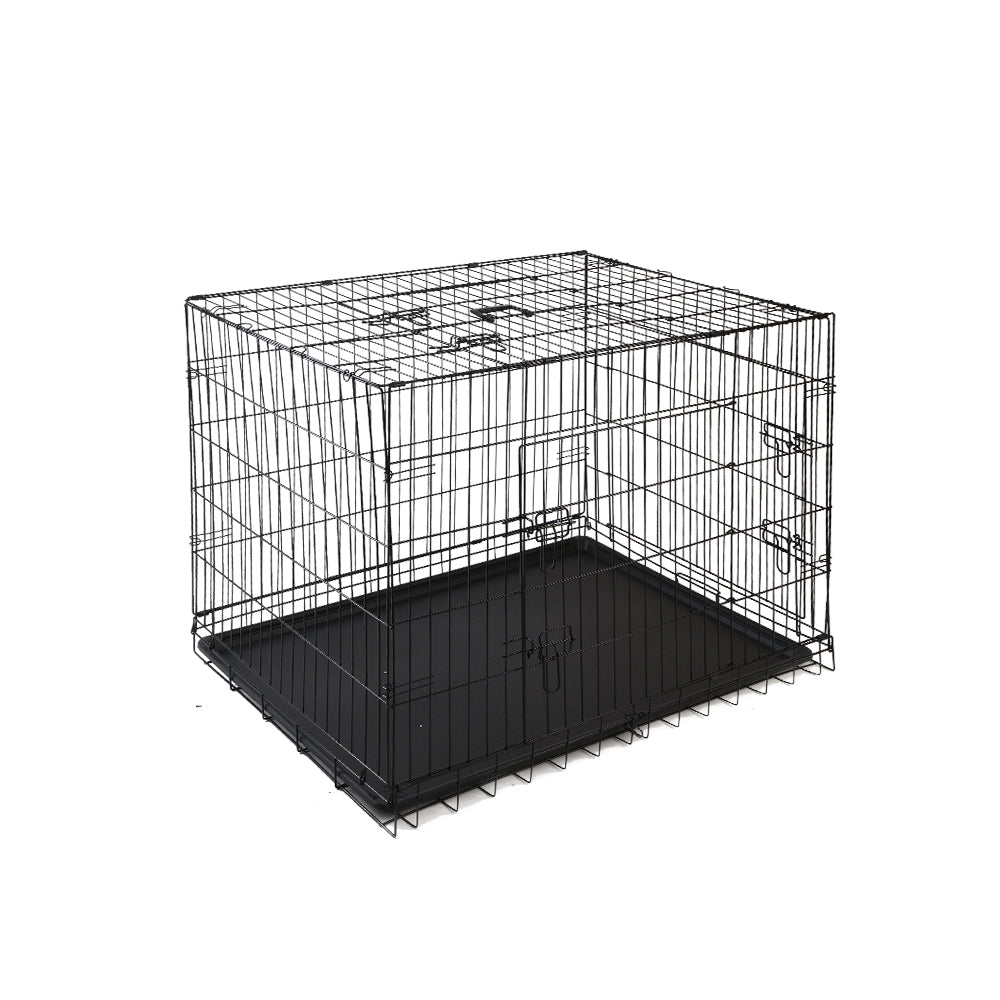 Dog Kennels: i.Pet 42" Dog Cage Crate Large Kennel 3 Doors