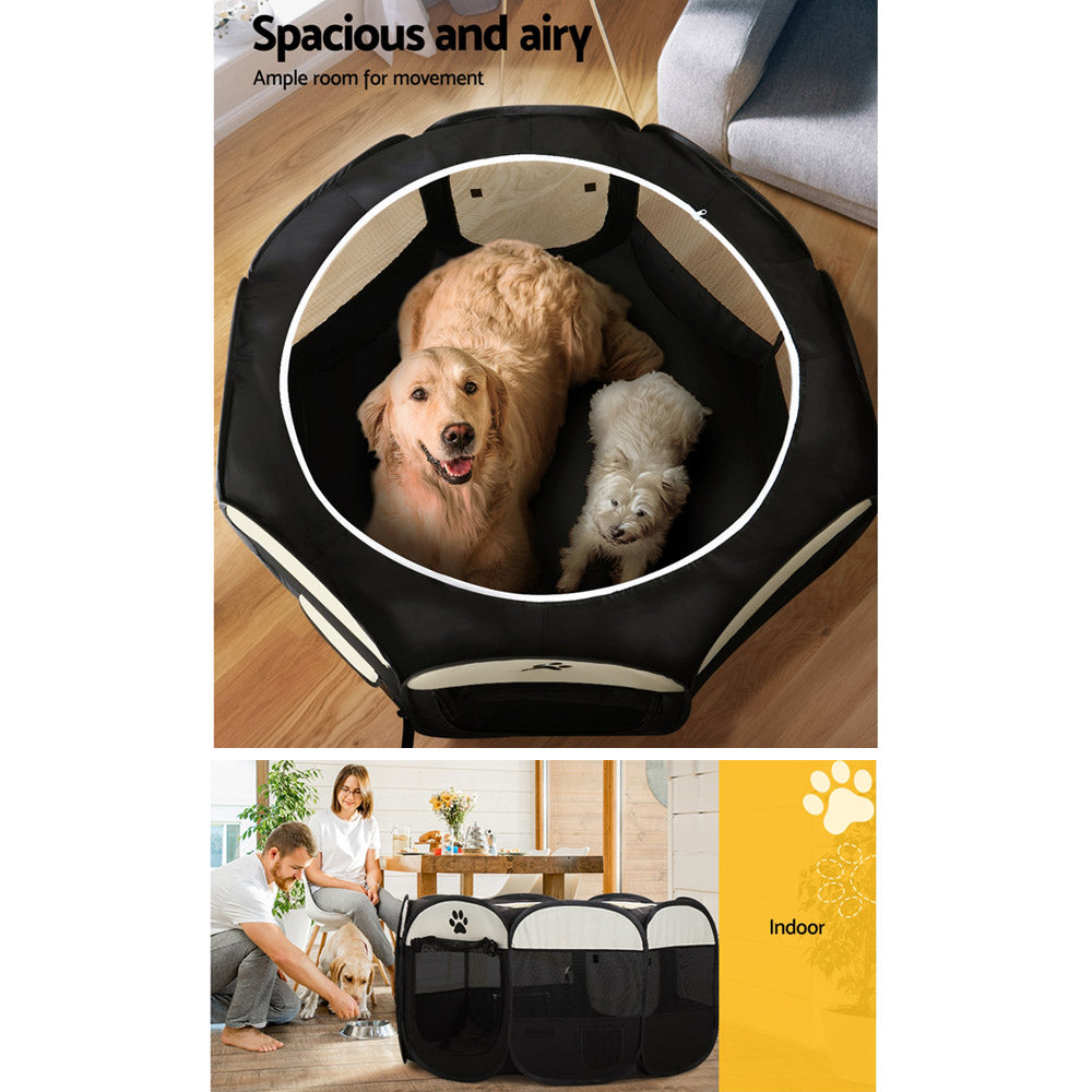 Dog Playpens & Gates: i.Pet Dog Playpen Tent Pet Crate Fence 3XL Enclosure