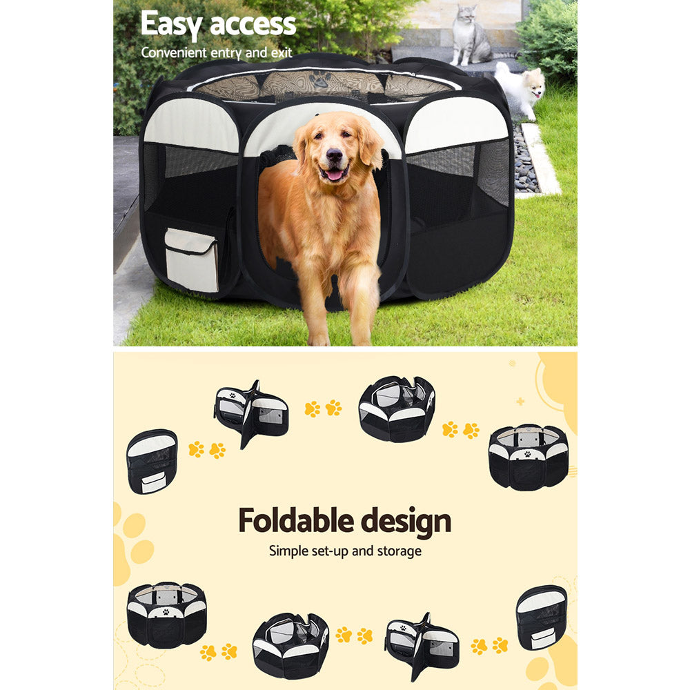 Dog Playpens & Gates: i.Pet Dog Playpen Tent Pet Crate Fence 3XL Enclosure