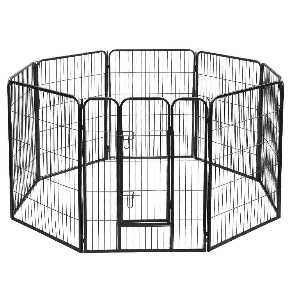 Dog Playpens & Gates: i.Pet 40" 8 Panel Dog Playpen Pet Exercise Cage Enclosure Fence Play Pen