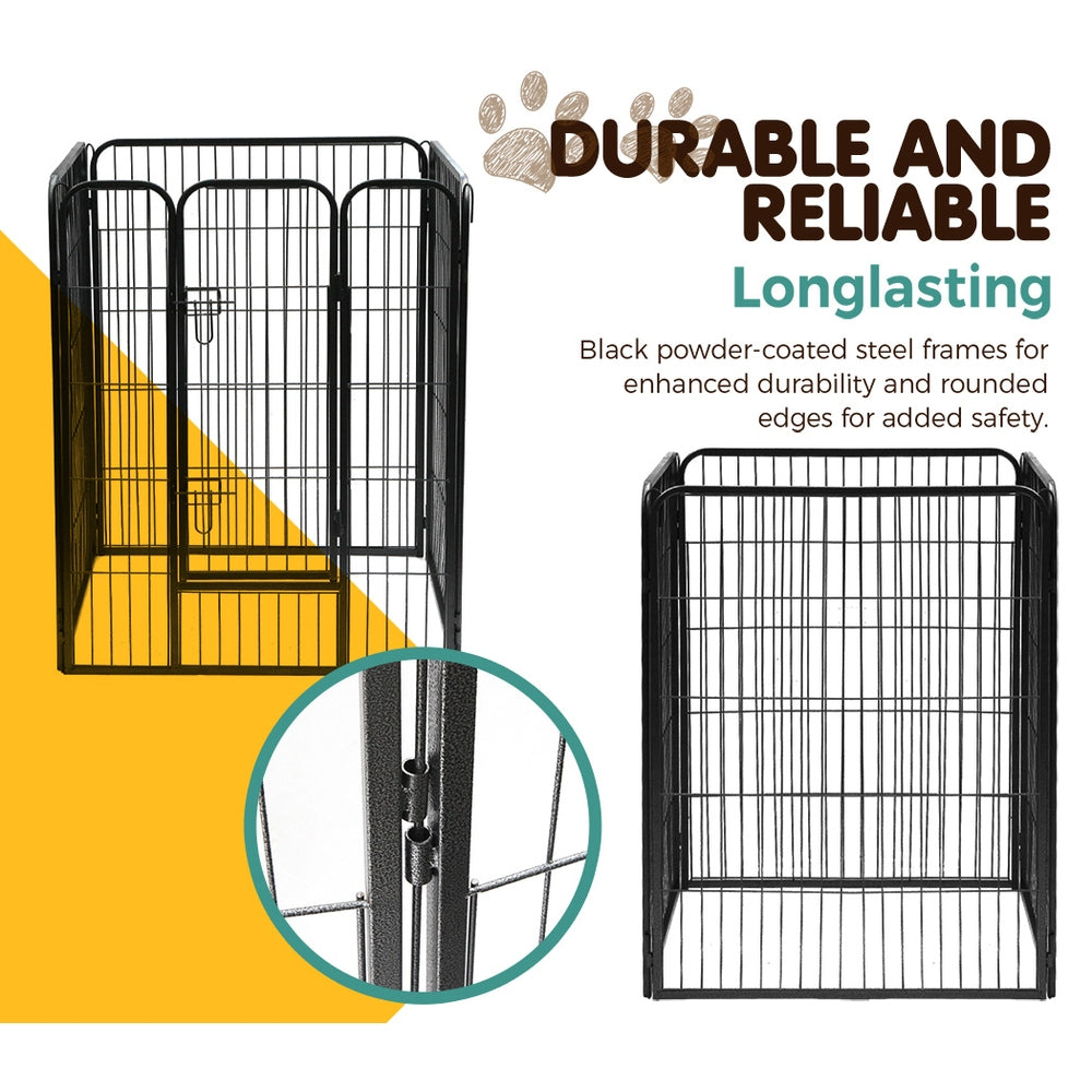 Dog Playpens & Gates: i.Pet 40" 8 Panel Dog Playpen Pet Exercise Cage Enclosure Fence Play Pen