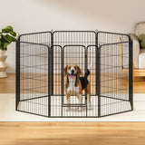 i.Pet Pet Dog Playpen 48" Enclosure 8 Panel Cage Kennel Puppy Fence Play Pen