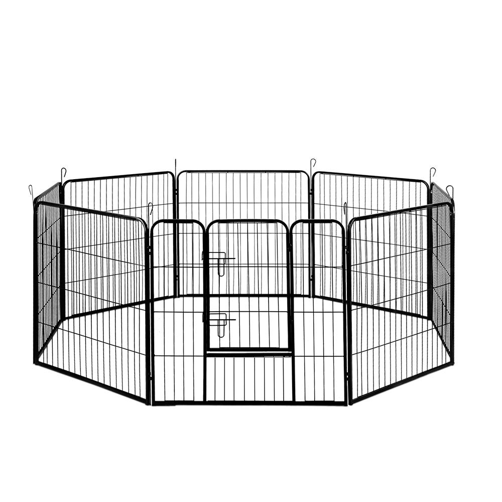 Dog Playpens & Gates: i.Pet 32" 8 Panel Dog Playpen Pet Exercise Cage Enclosure Fence Play Pen
