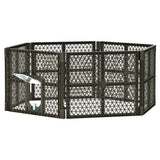 Dog Playpens & Gates: i.Pet Dog Playpen Enclosure 6 Panel Pet Fence Plastic Play Pen