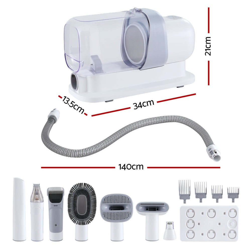 Pet Grooming Supplies: i.Pet Pet Grooming Kit Vacuum Dog Cat Hair Dryer Remover Clipper Brushes Cleaning