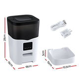 Dog Bowls, Feeders & Waterers: i.Pet Automatic Pet Feeder Dog Cat Feeder Wifi 3L Auto Smart Food Dispenser