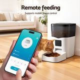 Dog Bowls, Feeders & Waterers: i.Pet Automatic Pet Feeder Dog Cat Feeder Wifi 3L Auto Smart Food Dispenser