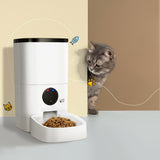 Dog Bowls, Feeders & Waterers: i.Pet Automatic Pet Feeder 6L Wifi Auto Dog Cat Smart Food Dispenser Timer