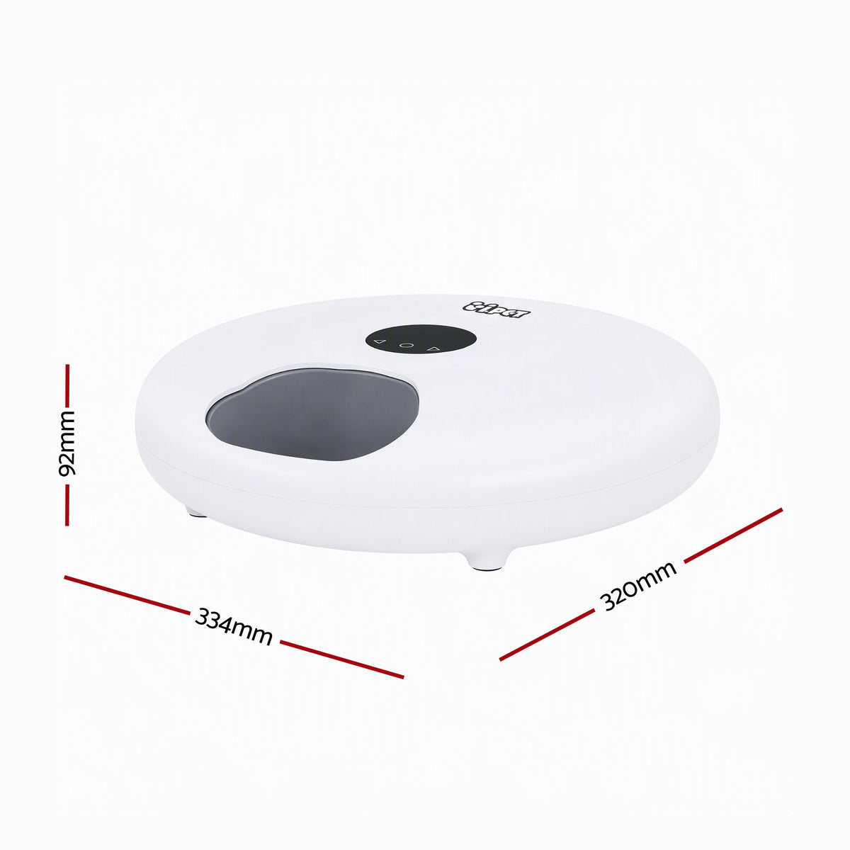 i.Pet Automatic Cat Feeder Wet & Dry Food 6 Compartments Per 150ml WiFi White